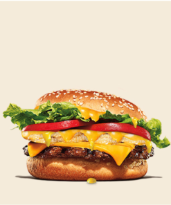 Cheese burger Bò Nướng Phô Mai
