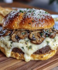 Mushroom Swiss Burger